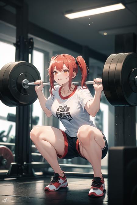 [OpenPose + Lineart] Weightlifting