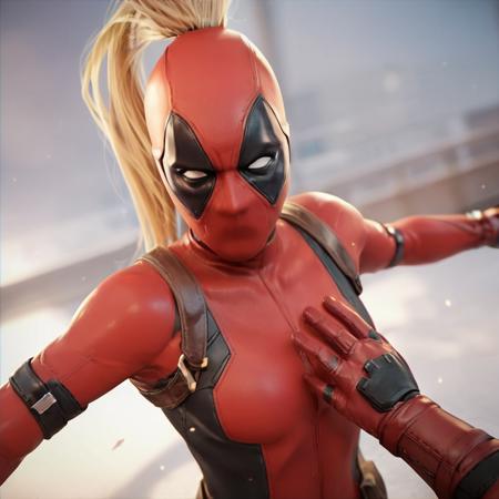 Lady Deadpool - Semi Realistic ... Kinda ...