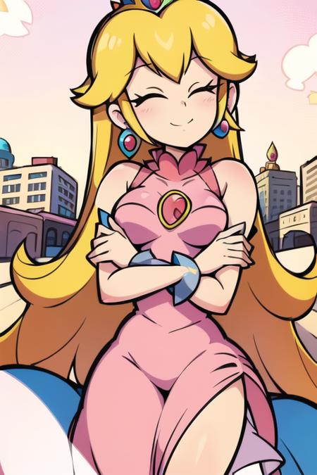 Princess Peach (Retro 2D LoRA)