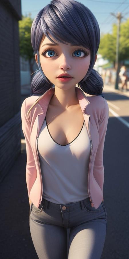 Marinette Dupain-Cheng, Ladybug, Miraculous. Different models and attires.