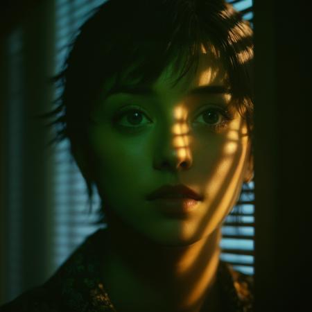 Cucoloris casting shadow (lighting modifiers) style XL + SD1.5 + F1D