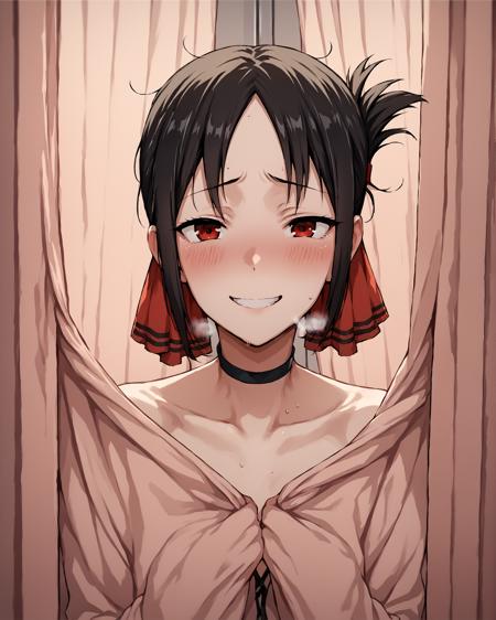 What are you doing behind the curtain
