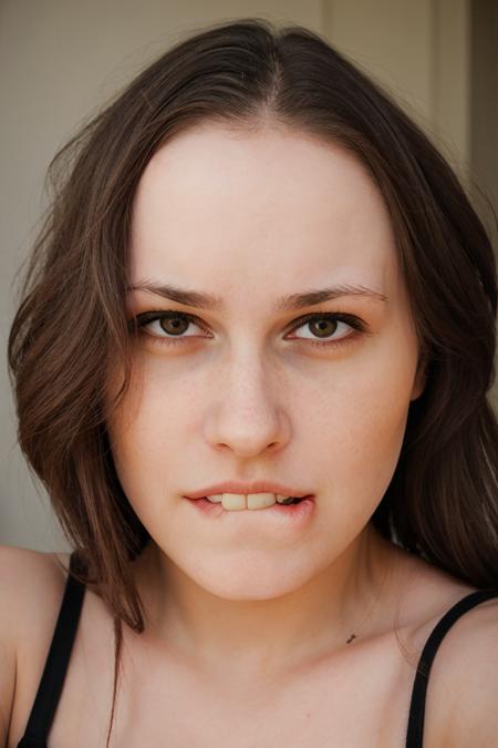 Lip Bite - Facial Expression