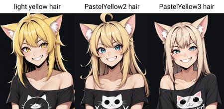 Pastel Hairs版本PastelYellow2 (ID: 1242646)