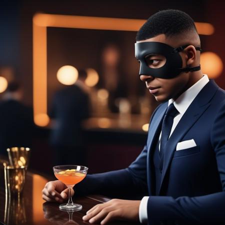 Masked M'bappé - SDXL
