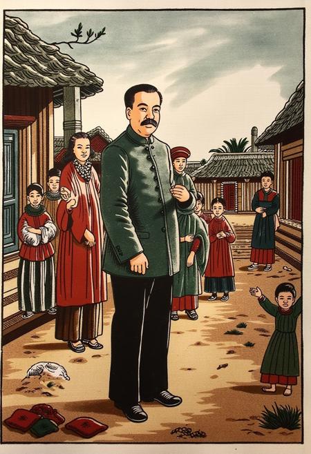 Dong Ho art Flux by Lâm Panda