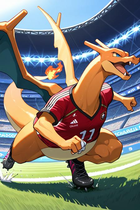 Charizard & Mega X Form (Pokemon) (Pokedex #0006) [Illustrious & SD1.5]