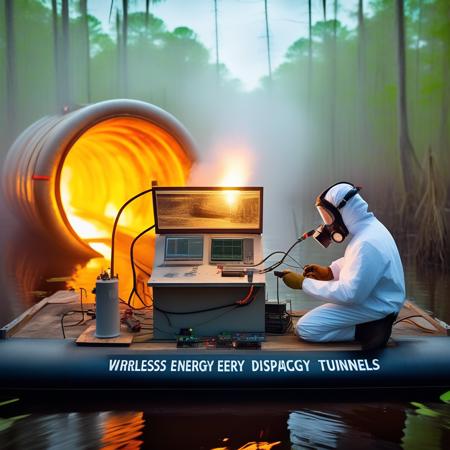 Wireless Energy Displacement Tunnels