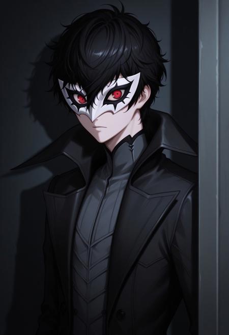 Ren Amamiya / Akira Kurusu / Joker / MC - Persona 5 (Commission) - Pony + Illustrious