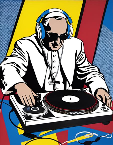 Pop Art - Roy Lichtenstein Style - SDXL 1.0