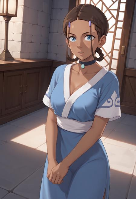 Katara, waterbending master, (Avatar: The Last Airbender, Four Elements Trainer), LoRA, PonyXL