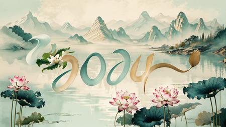 【Traditional Chinese Painting Landscape】 Chinese Ink Painting Zen Landscape