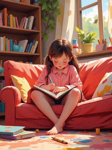 Kid Book illustration | Lâm Panda