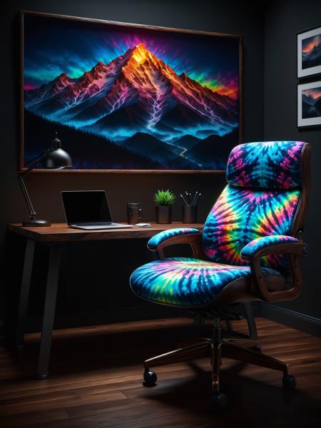 Glowing Tiedye FLUX & SDXL