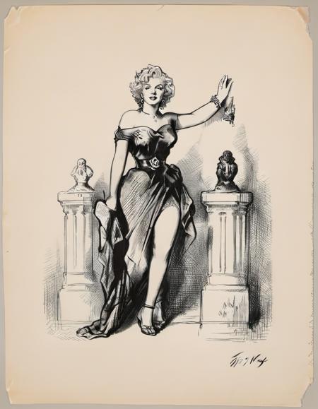 19th century political cartoon - Thomas Nast Style