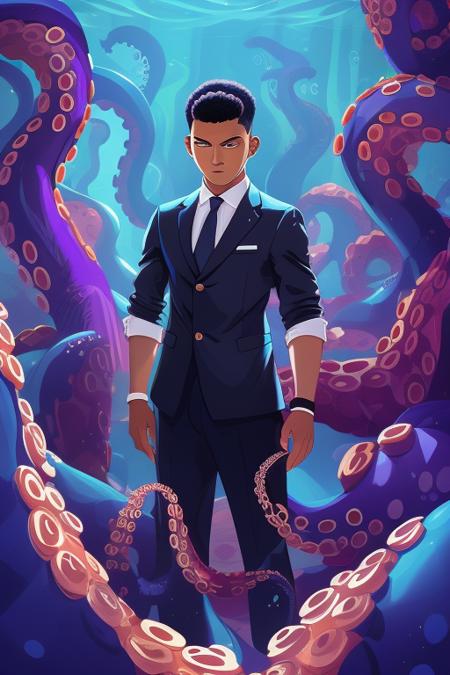 A Cthulhu and tentacle effect - tangbohu 30