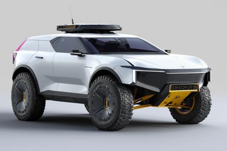 Designed by Polestar (Polestar cars design style lora)