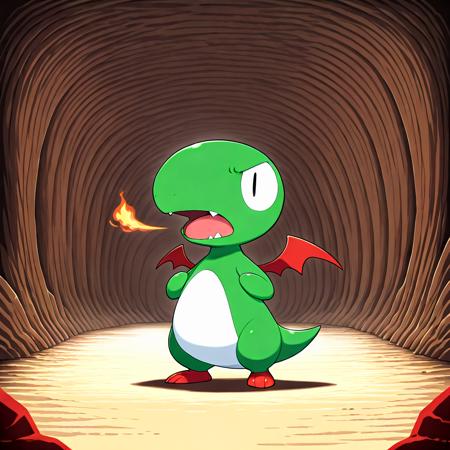 [NoobAI EPS XL] fygar (dig dug)