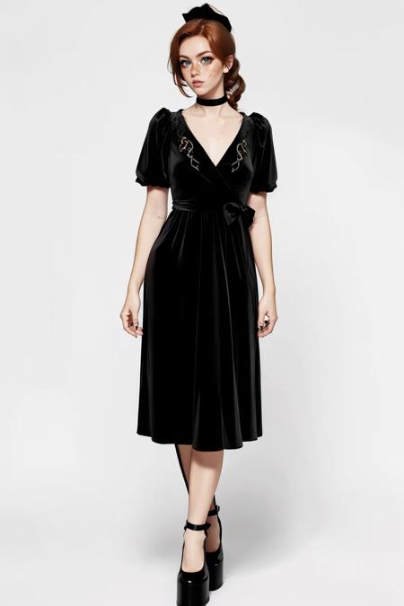 Velvet Wrap Dress