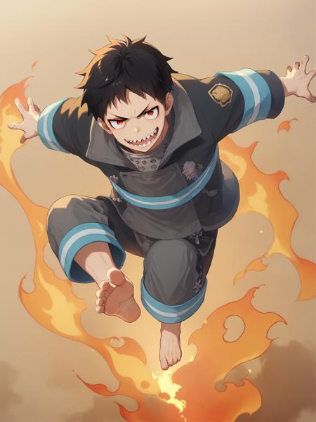 Shinra Kusakabe | Fire Force [PonyXL]