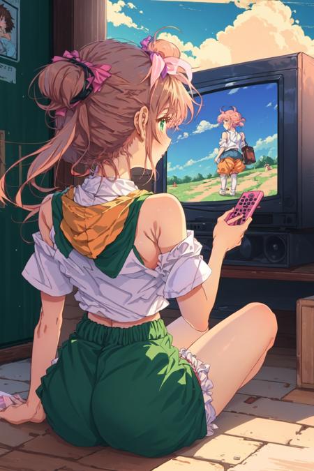 Retrowave Anime (Midjourney)