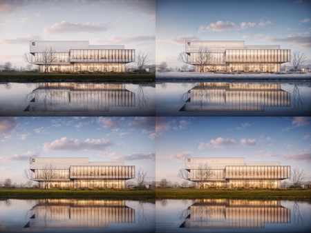 UIA architectural lora|modern architectural renderings版本v1.0 (ID: 181032)