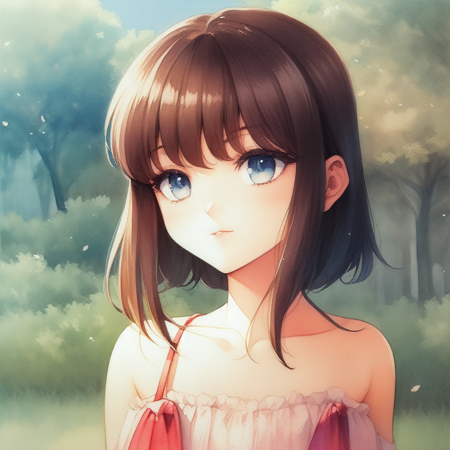 Generic retro anime art style