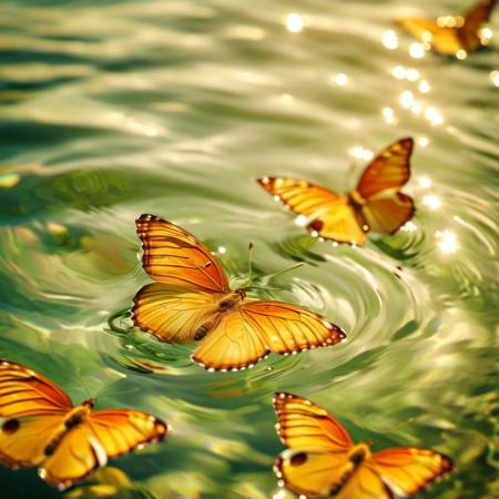 Fantasy water butterfly梦幻水中蝴蝶
