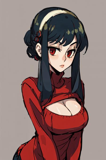 skullgirls-like style lora