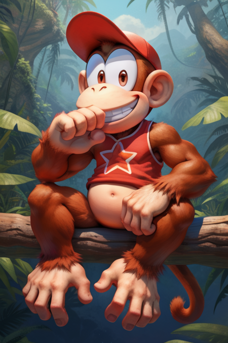 Diddy Kong (Donkey Kong Series), Furry Character LoRA