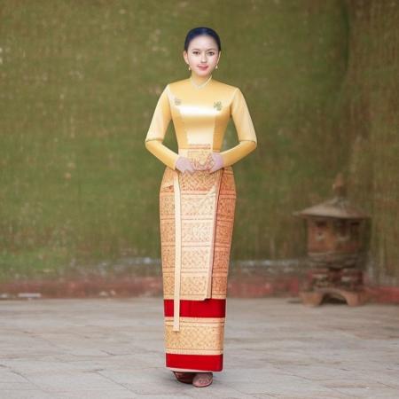 Myanmar Traditional wedding outfits