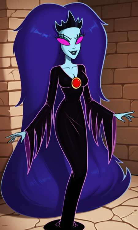 Queen of the Black Puddle/水たまりの魔女 XL (Courage the Cowardly Dog/おくびょうなカーレッジくん)