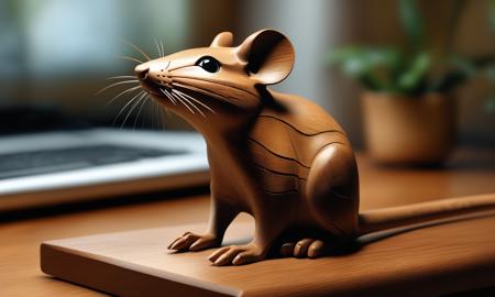 XL Realistic wood carving art style