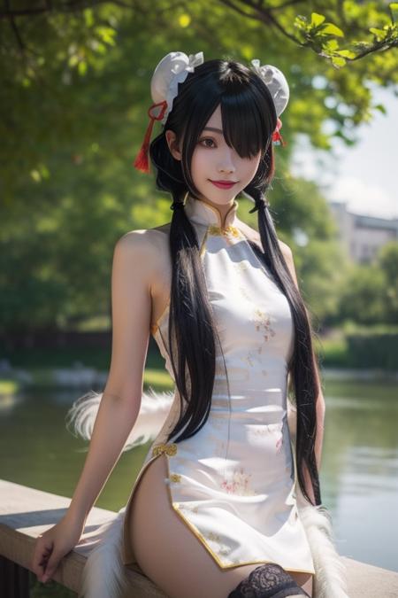 时崎狂三 旗袍 tokisaki kurumi chinese clothes