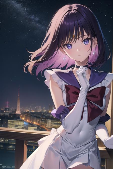 Hotaru Tomoe (土萠 ほたる) / Sailor Saturn (セーラーサターン) - Sailor Moon (美少女戦士セーラームーン)