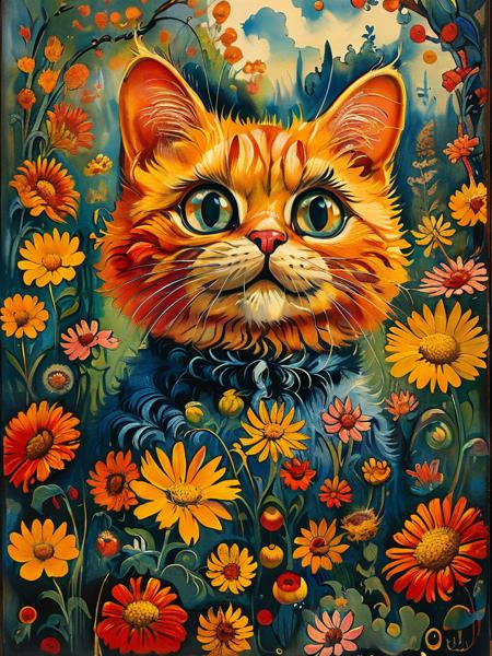 style of Louis Wain [SDXL] 120