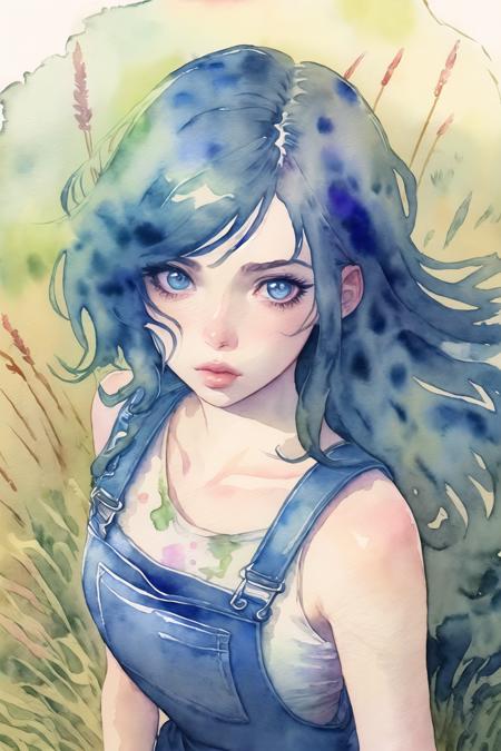 Better Watercolor painting - In the style of Iris Compiet