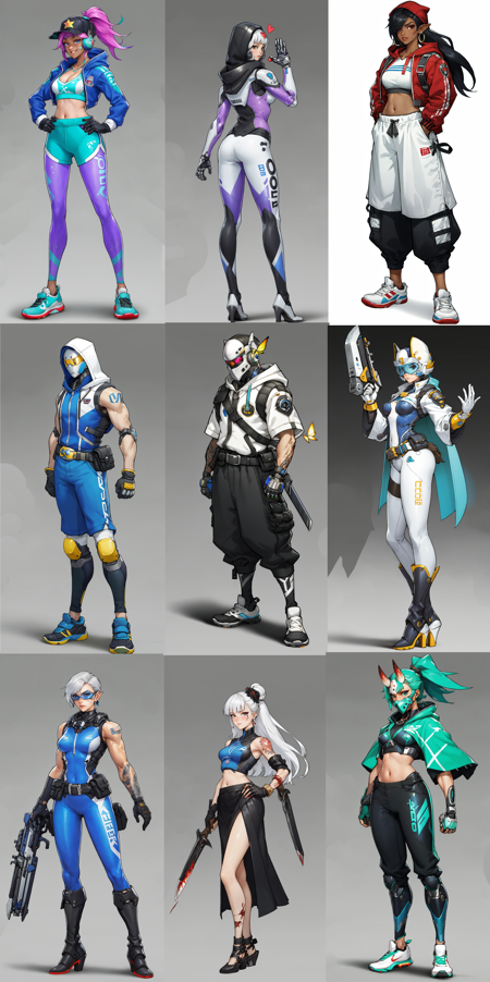 HEZI Overwatch style character design