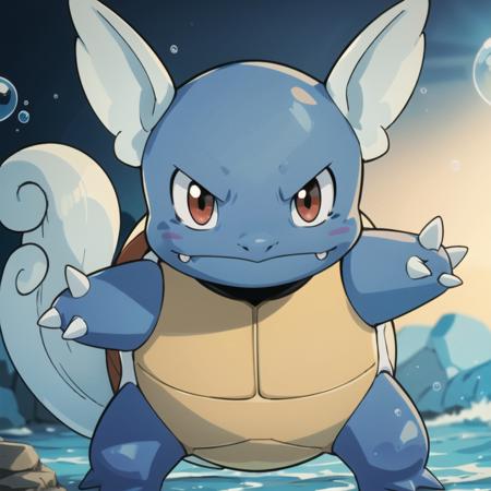 Wartortle (Pokemon) (Pokedex #0008) [Pony & SD1.5]