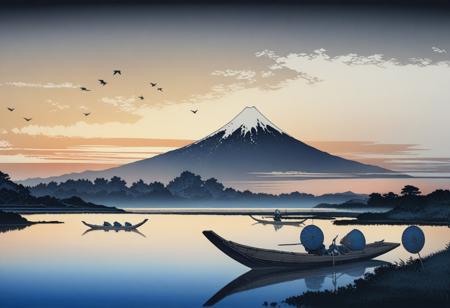 Hokusai style - for Animagine XL