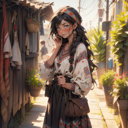 Mixed ethnic clothing FOLK