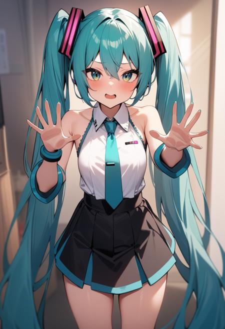 Against fourth wall -Anime characters on the screen 打破第四面墙
