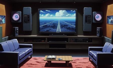 Cowboy Bebop Artstyle LORA SDXL (environments/props)