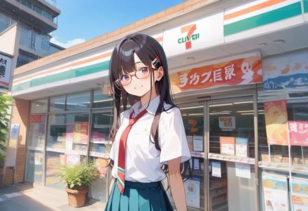 コンビニの外観7 PONY