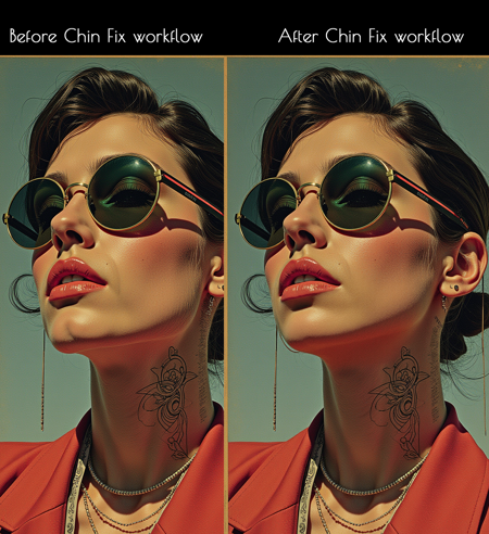 Automatic Chin Fixer workflow