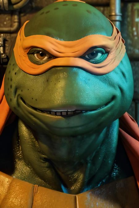90s TMNT Michelangelo - Realistic
