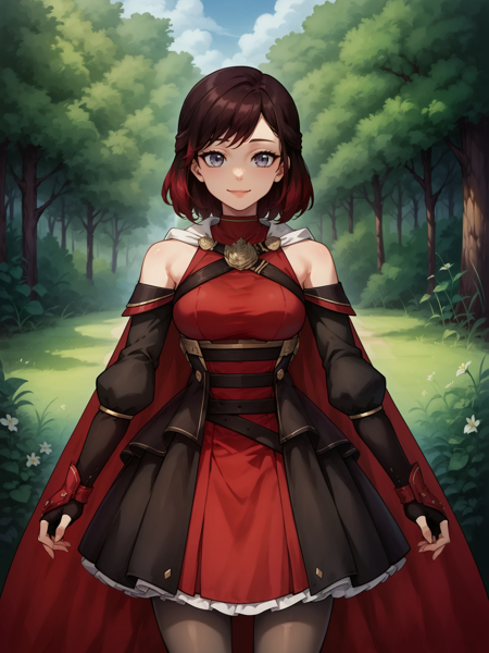 Summer Rose (RWBY) - 2 Outfits