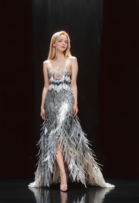 0686 metallic feather dress（pdxl,sd1.5）