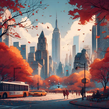 New York City, Empire State Building (Cityscape)