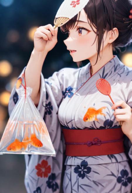 金魚袋 bagged goldfish SDXL版本SDXL_V1 (ID: 676057)